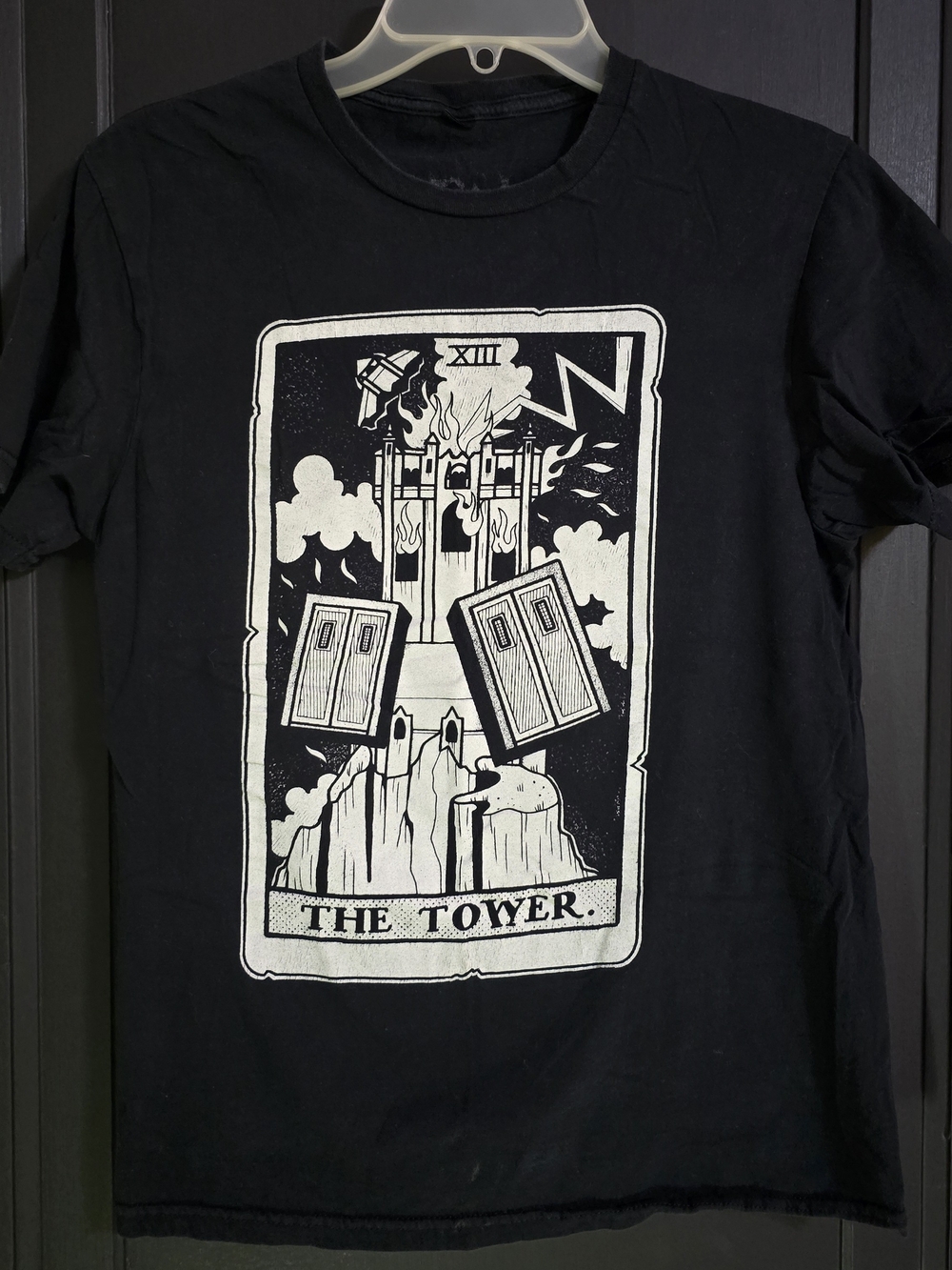 Men's Black 'The Tower' Graphic Tee